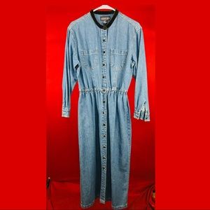 Herman Geist Long sleeve jean dress